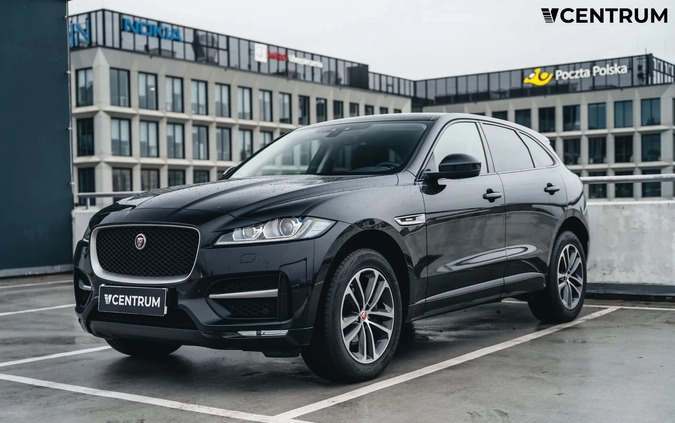 Jaguar F-Pace cena 130900 przebieg: 104277, rok produkcji 2019 z Żarki małe 106